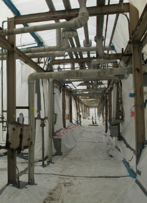 Example of asbestos abatement in Chicago, IL